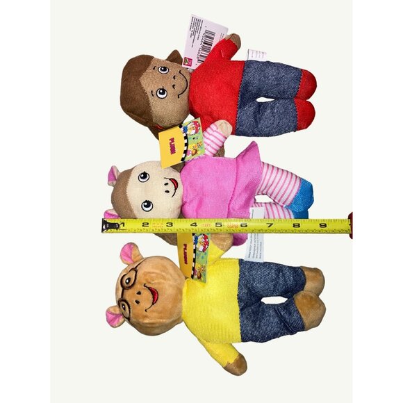 Arthur & Friends Plush Toys Set - Arthur D.W. & Francine - Greenbrier Internatio - Picture 8 of 10